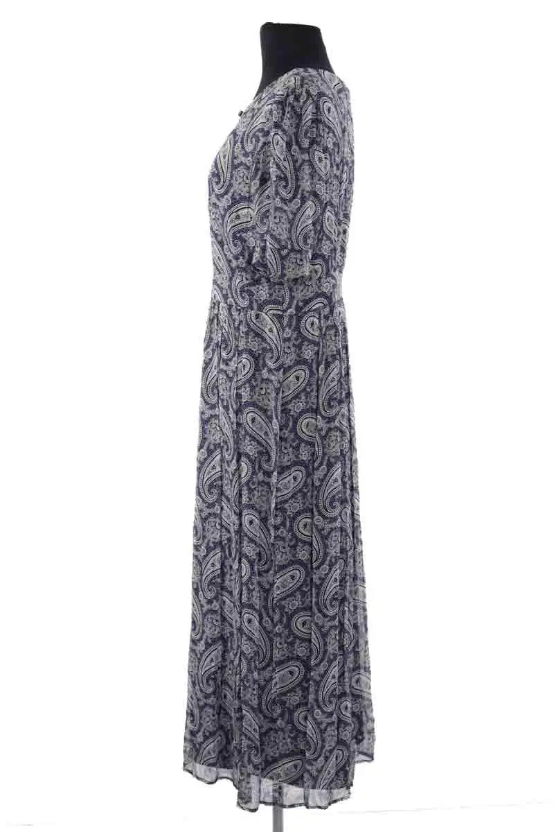 Robe Claudie Pierlot Marine en Viscose