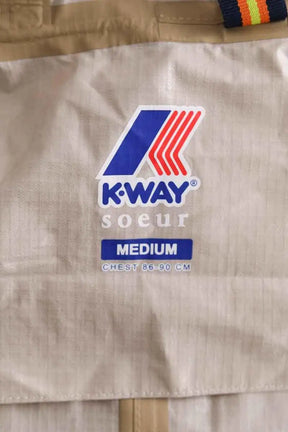 Manteau K-Way Beige en Synthétique