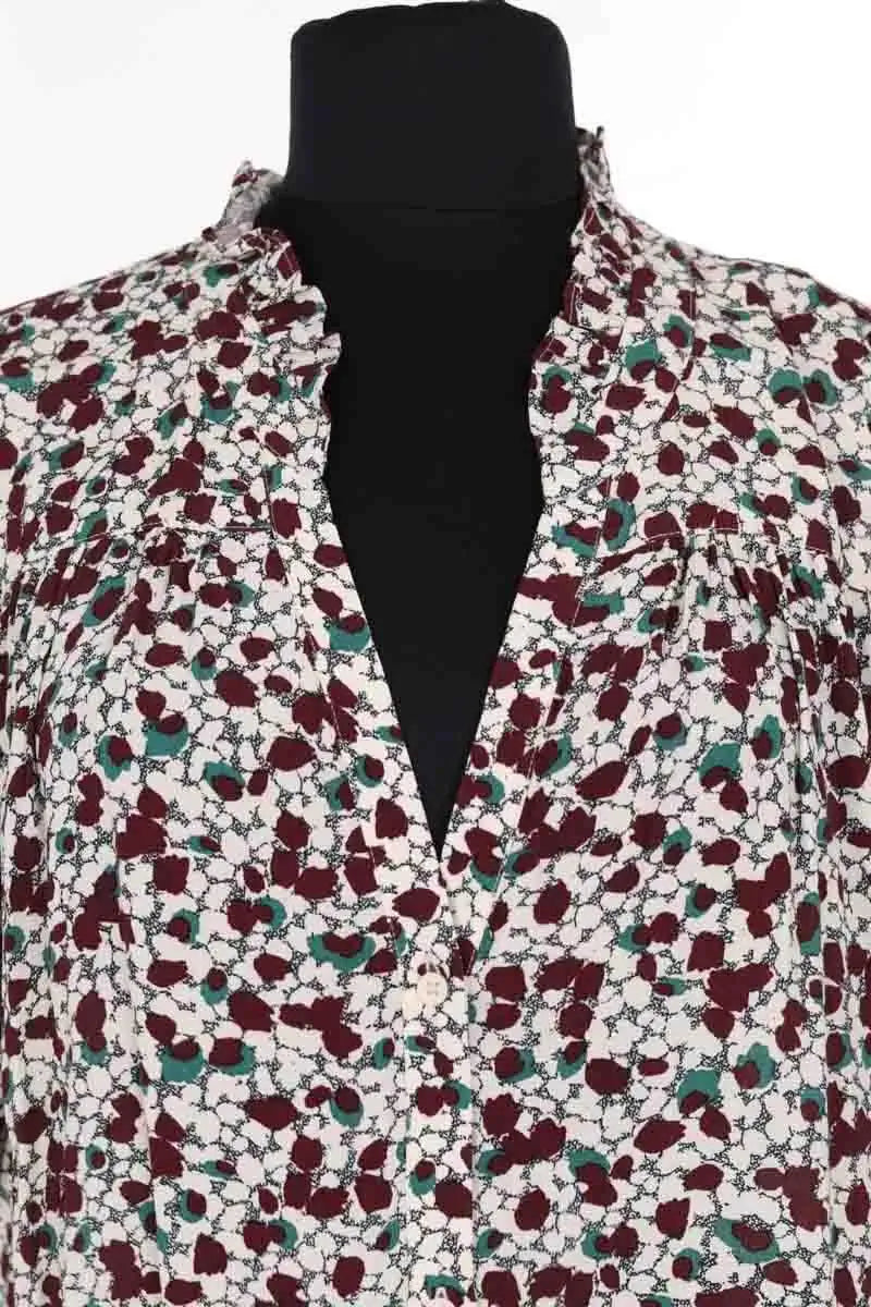 Robe Ba&Sh Bordeaux en Viscose