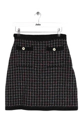 Jupe Sandro Noir en Synthétique, taille M - Seconde Main