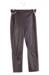 Pantalon droit Liu Jo Marron en Synthétique, taille M - Seconde Main