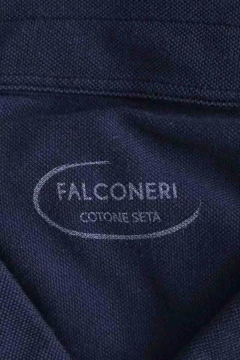 Polo Falconeri Marine en Coton