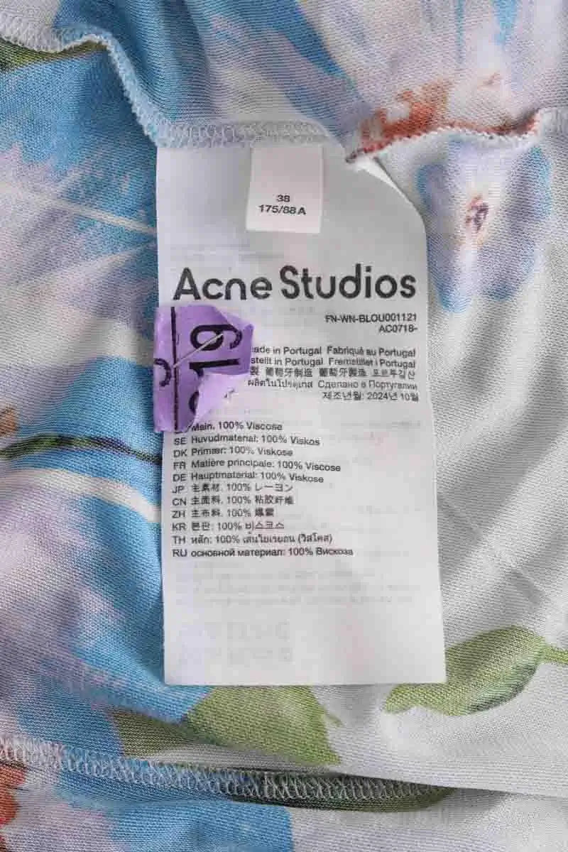 Chemise Acne Studios Bleu en Viscose