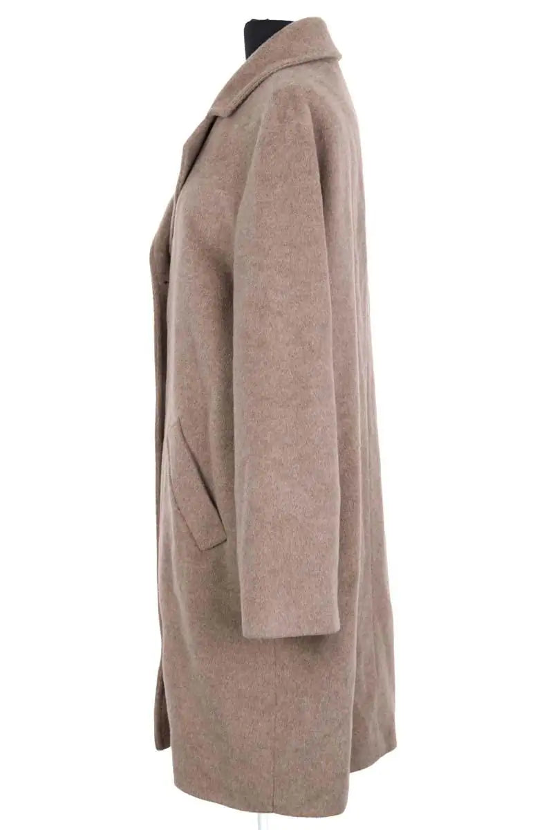 Manteau Gerard Darel Beige en Laine