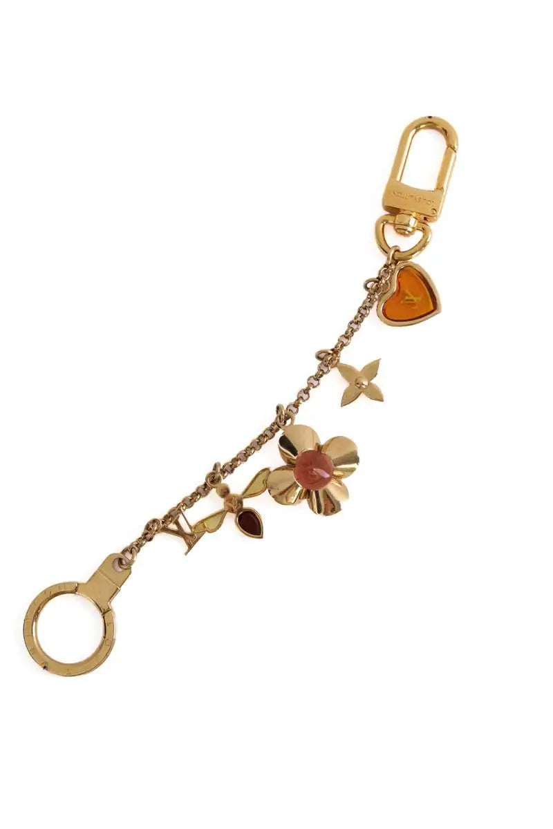 Porte-clé Louis Vuitton Doré en Autres