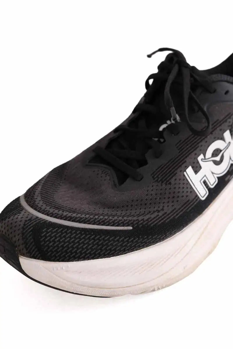 Baskets Hoka Noir en Cuir