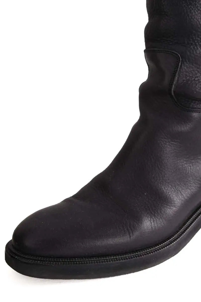 Bottes Sartore Noir en Cuir