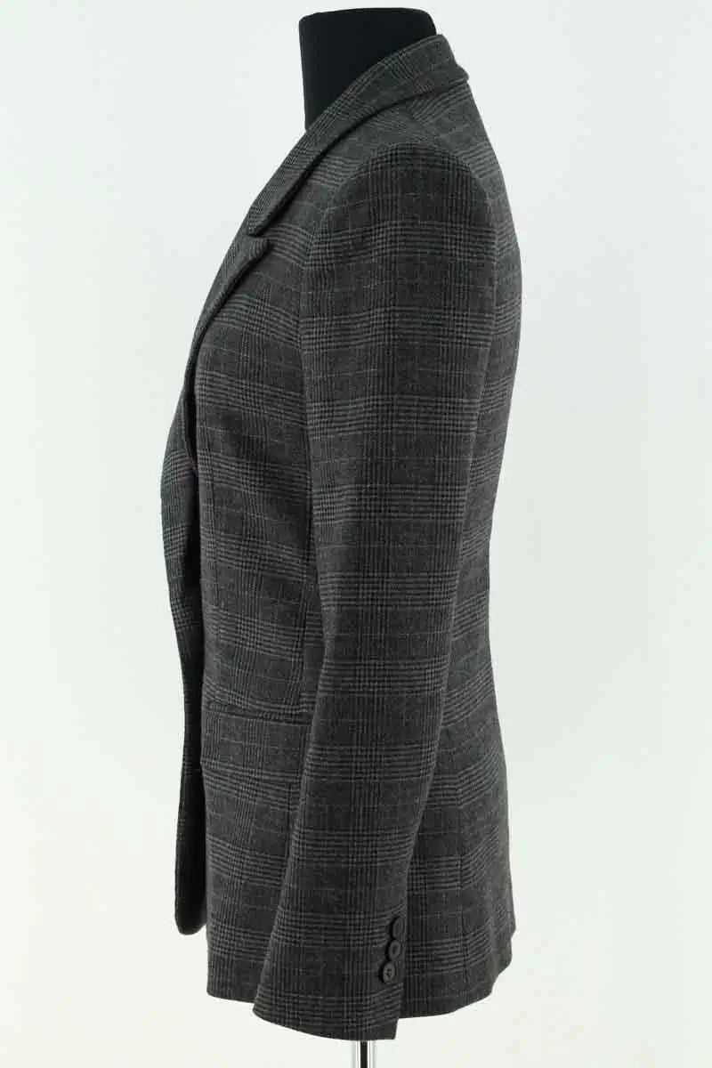 Blazer Maje Anthracite en Synthétique