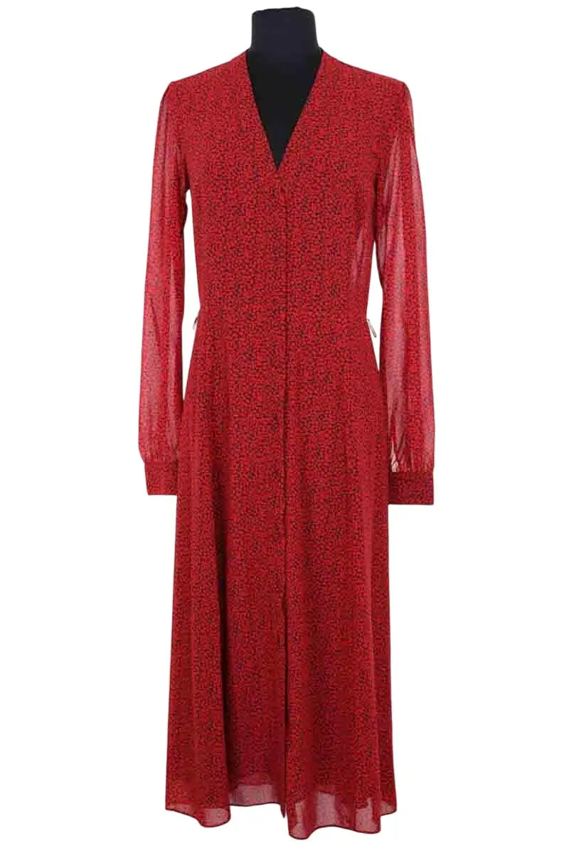 Robe Michael Kors Rouge en Synthétique, taille XS - Seconde Main