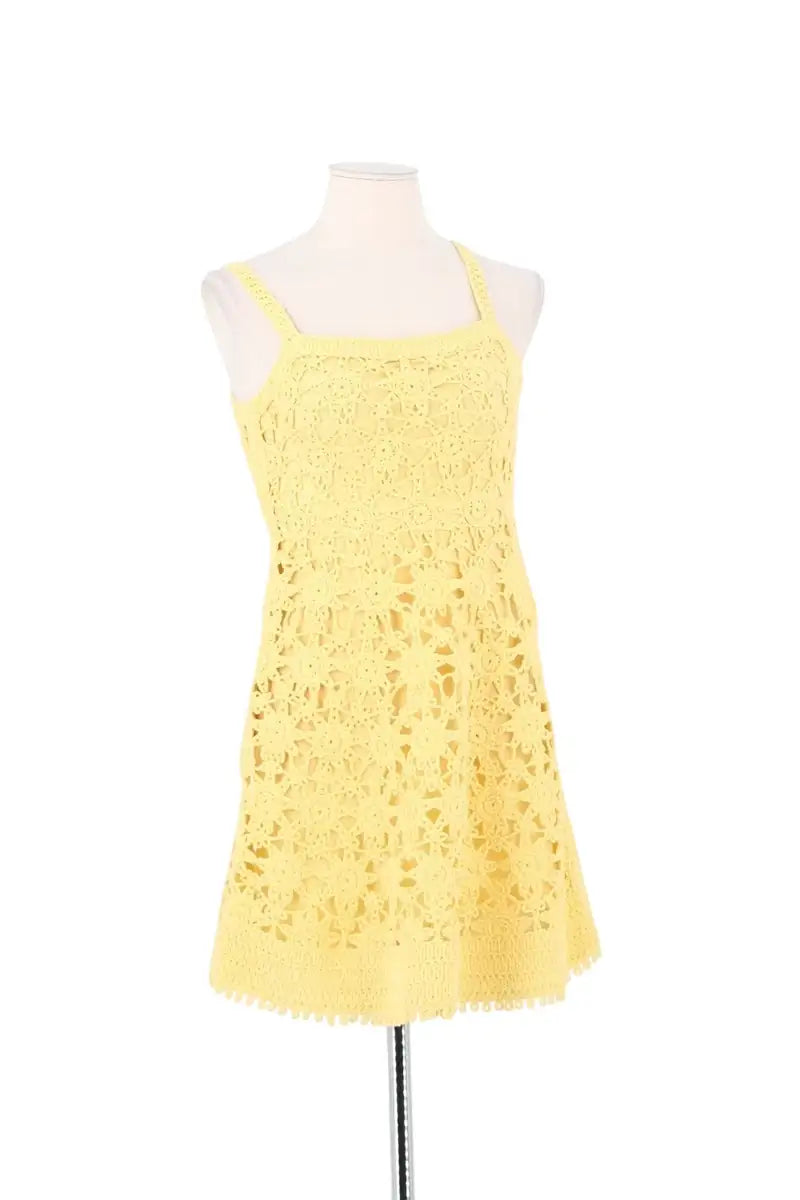 Robe Maje Jaune en Coton, taille S - Seconde Main