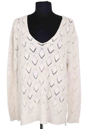 Pull Bonpoint Blanc en Laine, taille L - Seconde Main