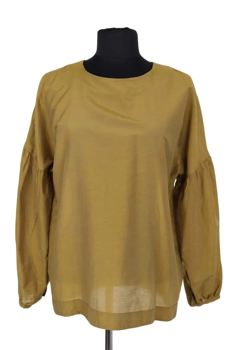 Blouse Momoni Kaki en Viscose, taille S - Seconde Main