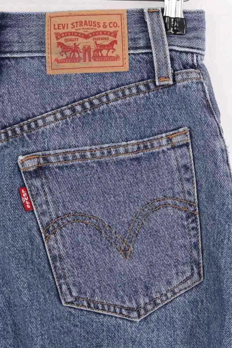 Mini short Levi's Bleu en Coton