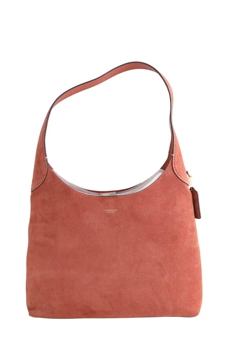 Sac porté épaule Brooklyn 34 Coach Brooklyn 34 Rose en Daim - Seconde Main