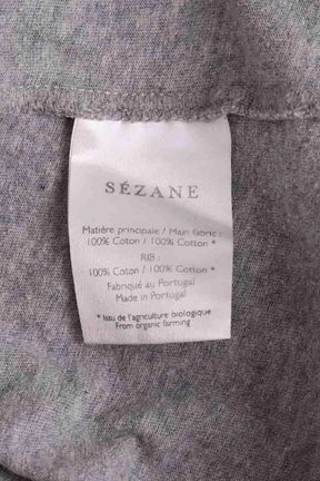 T-shirt Sézane Gris en Coton