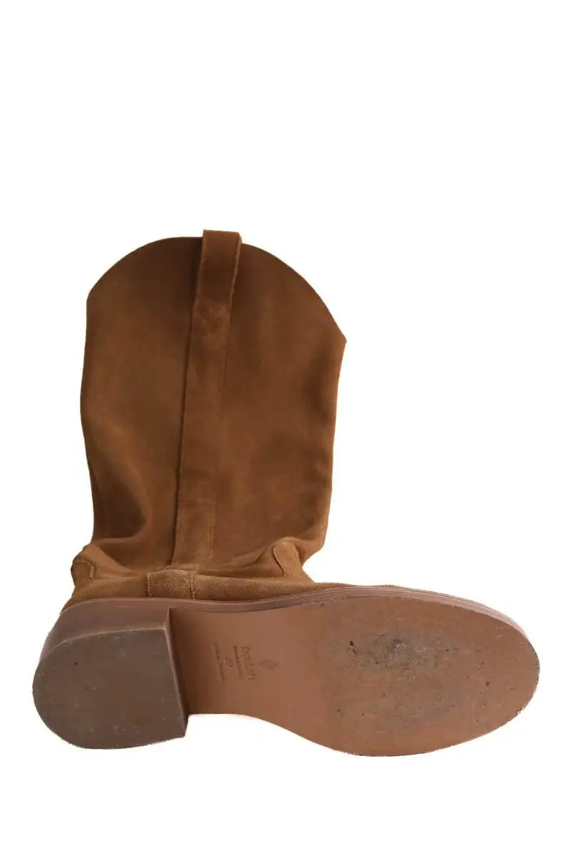 Bottes Ba&Sh Camel en Daim