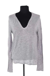 Top Zadig & Voltaire Gris en Viscose, taille XS - Seconde Main