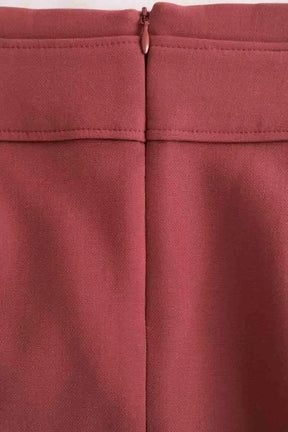 Jupe Tara Jarmon Bordeaux en Synthétique