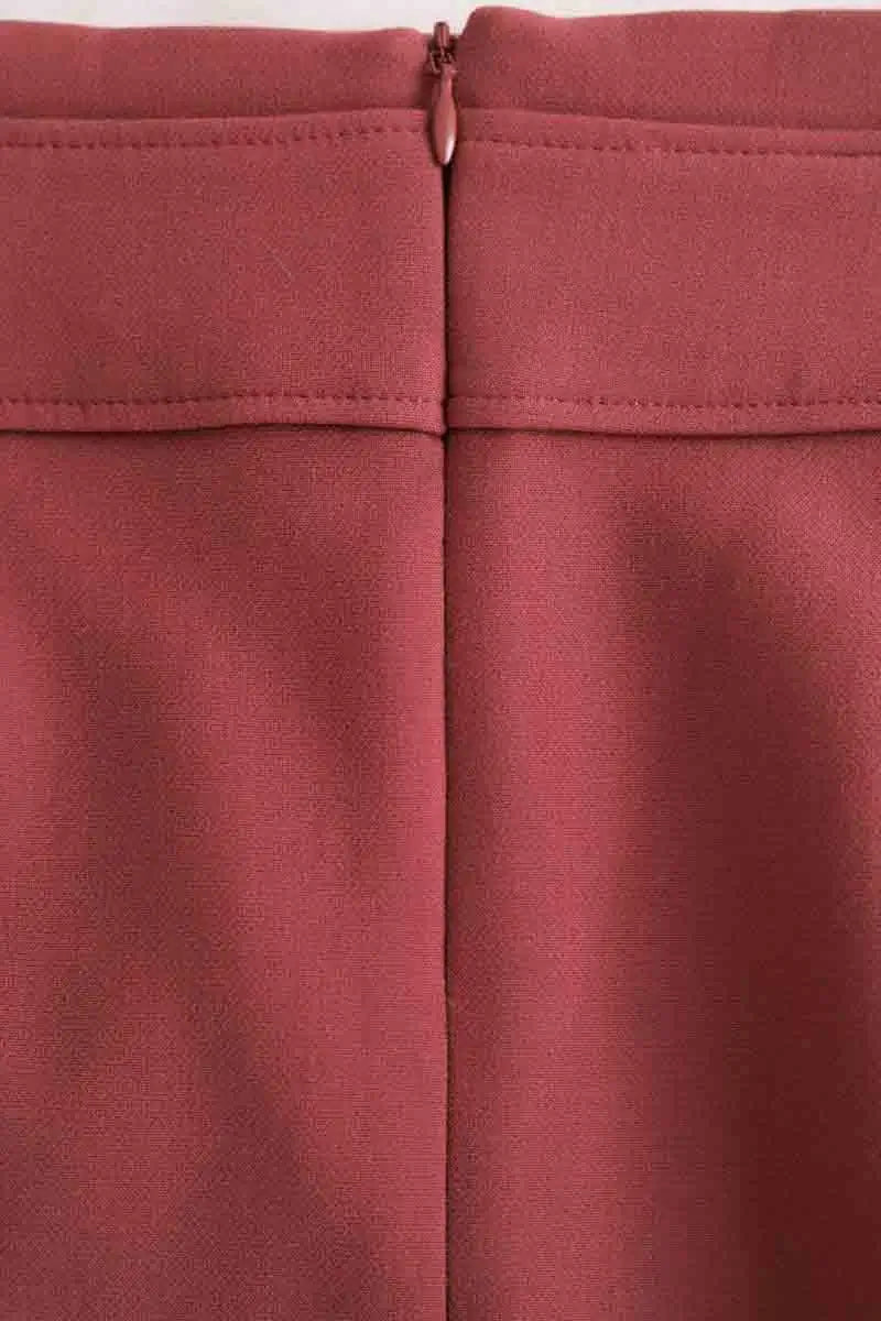 Jupe Tara Jarmon Bordeaux en Synthétique