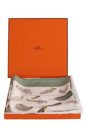 Carré Hermès Vert en Soie