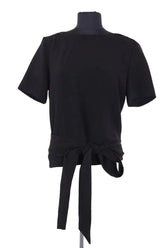 Cache-coeur Sézane Noir en Laine, taille L - Seconde Main
