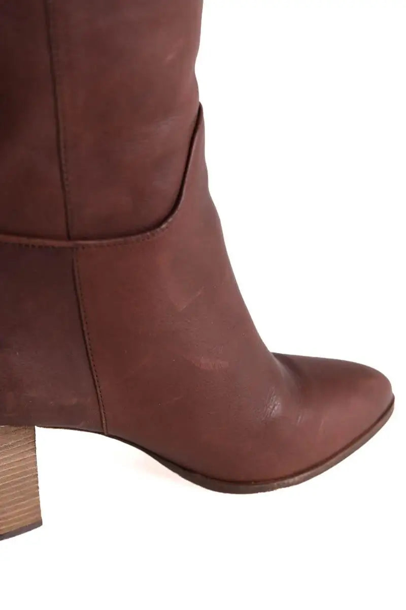 Bottes Sessun Marron en Cuir