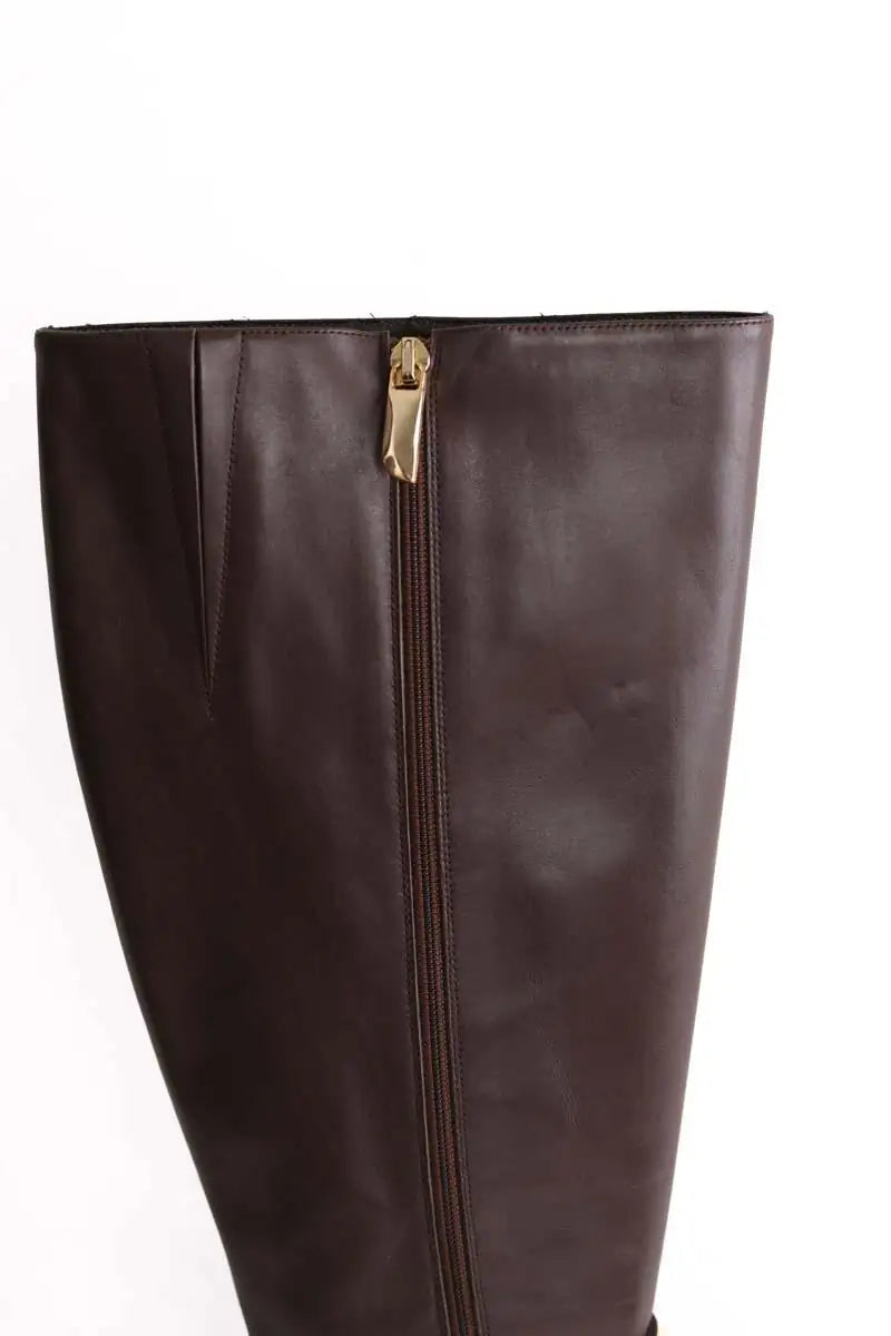 Bottes LK Bennett Stevie Marron en Cuir