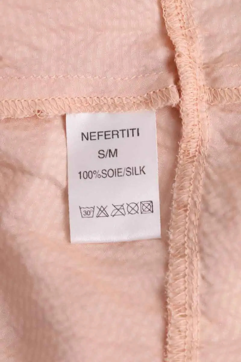 Robe Maje Nefertiti Beige en Soie