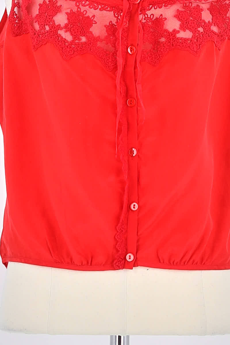 Top sans manche The Kooples  Rouge