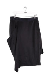 Jupe Chanel Noir en Soie, taille XXL - Seconde Main