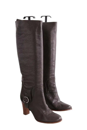 Bottes Celine Marron en Cuir
