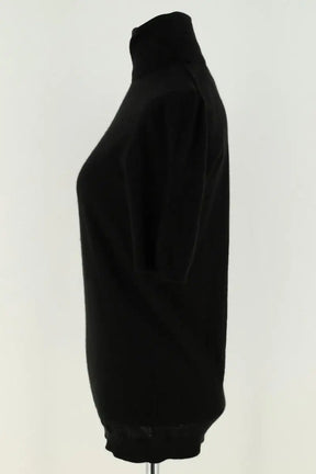 Top Falconeri Noir en Cachemire