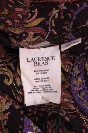 Blouse Laurence Bras Marron en Viscose