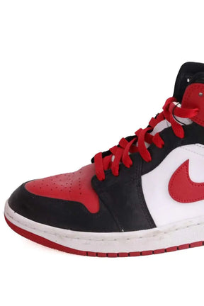 Baskets hautes Nike Rouge en Cuir