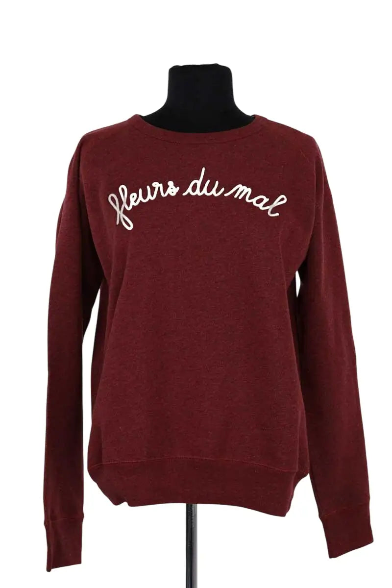 Sweatshirt Maison Labiche Rouge en Coton, taille M - Seconde Main