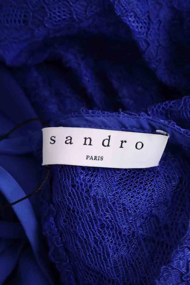 Robe Sandro Bleu en Coton