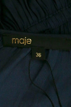Robe Maje Bleu en Synthétique