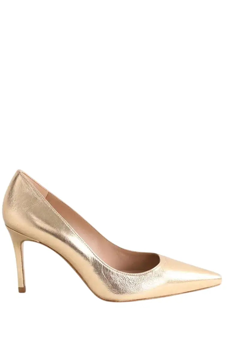 Talons LK Bennett Floret Doré en Cuir, taille 41 - Seconde Main