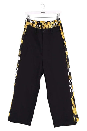 Pantalon droit Junya Watanabe Noir en Coton, taille M - Seconde Main