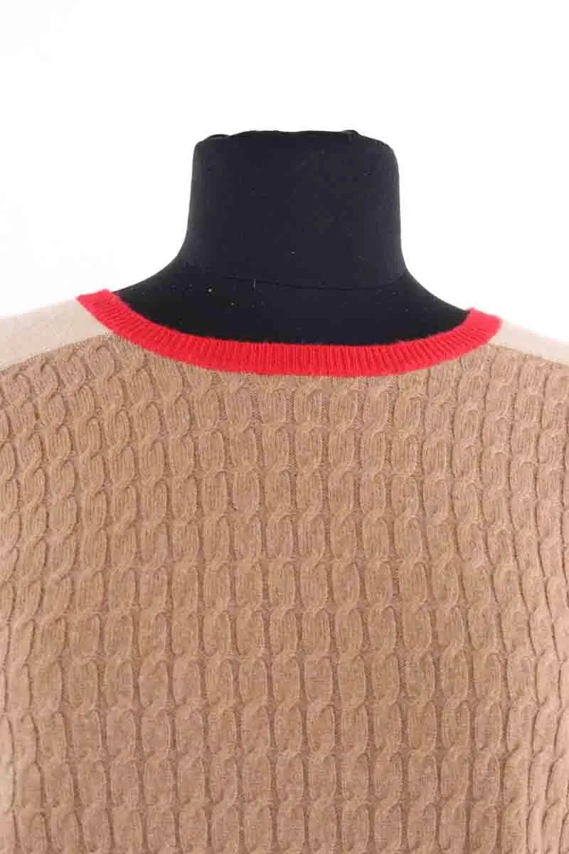 Pull Sandro Beige en Laine