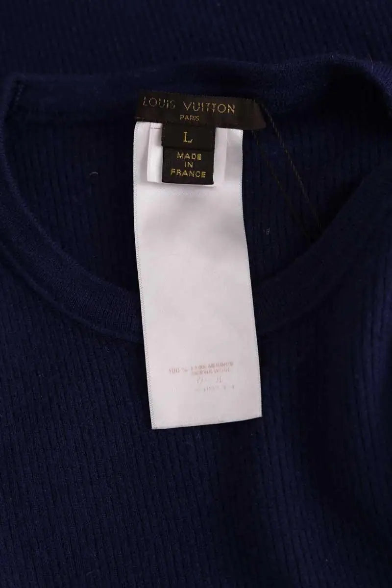 Top Louis Vuitton Bleu en Laine