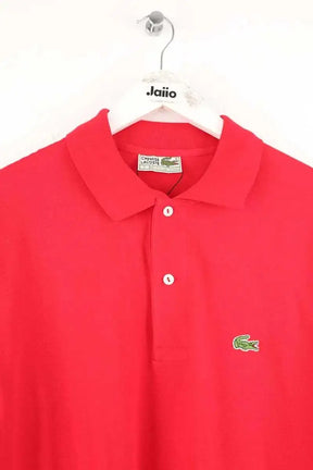 Polo Lacoste Rouge en Coton