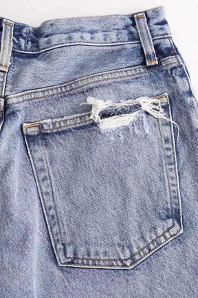 Mini short Agolde Bleu en Coton