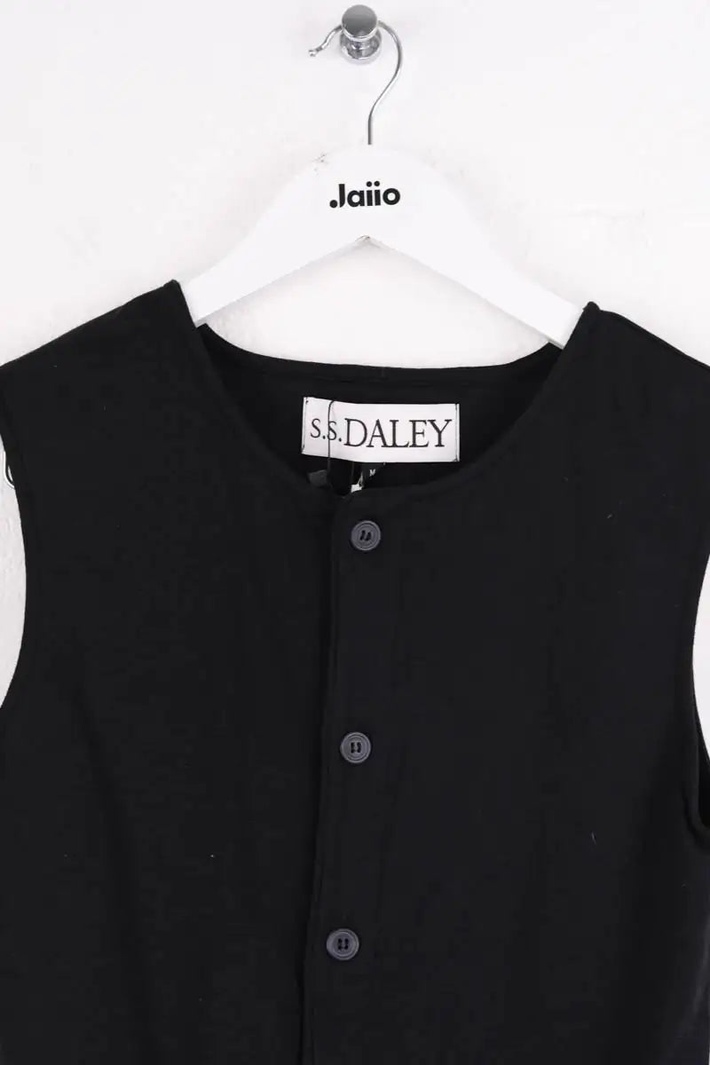 Top sans manche S.S.Daley Noir en Coton