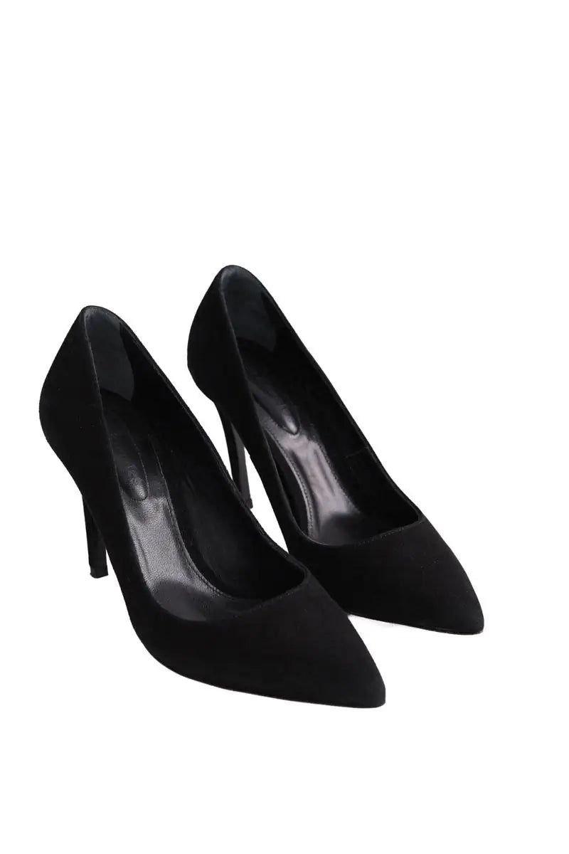 Talons The Kooples Noir en Daim