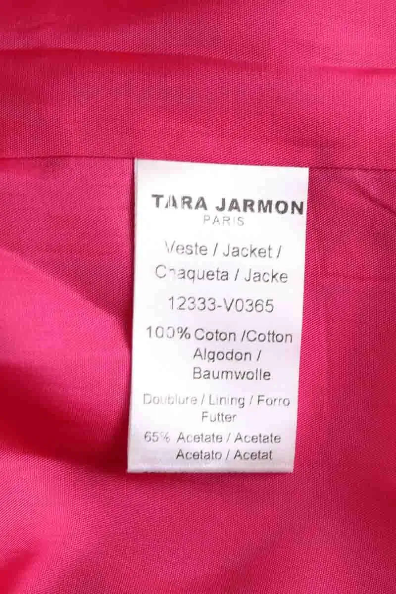 Veste Tara Jarmon Rose en Coton
