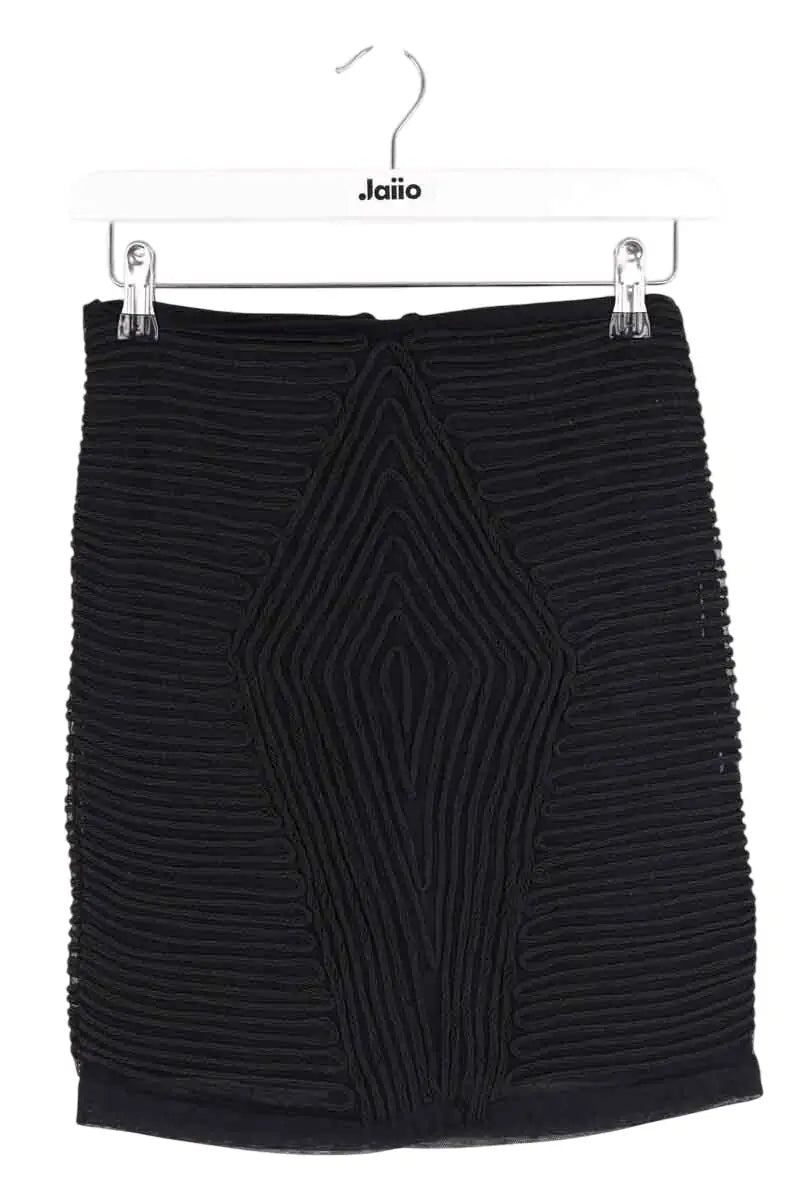 Mini jupe The Kooples Noir en Synthétique, taille S - Seconde Main