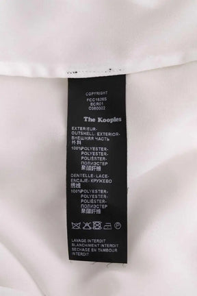 Blouse The Kooples Blanc en Synthétique