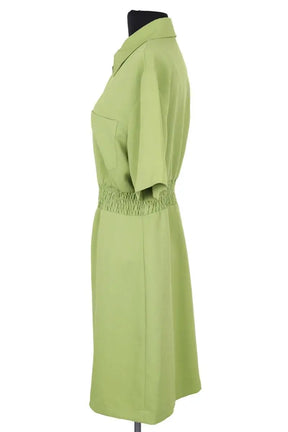 Robe Sandro Vert en Synthétique