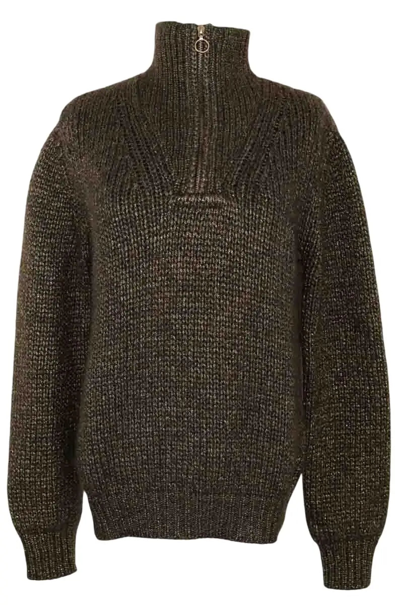 Pull Officine Générale Doré en Laine, taille S - Seconde Main
